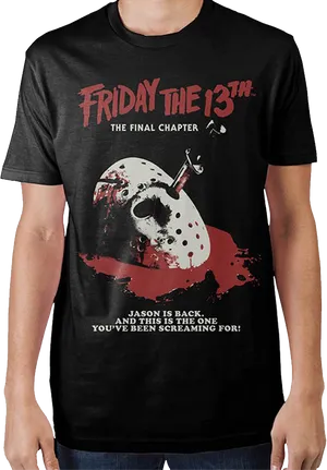 Fridaythe13th Final Chapter Tshirt PNG image