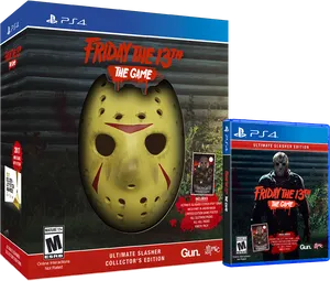 Fridaythe13th Game Collectors Edition P S4 PNG image