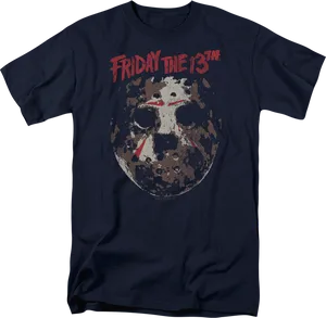 Fridaythe13th Horror Movie T Shirt PNG image