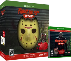 Fridaythe13th Xbox One Game Collectors Edition PNG image