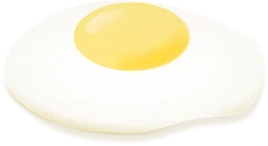 Fried Egg Vector Illustration PNG image