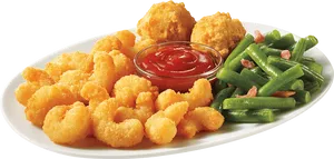 Fried Shrimp Platterwith Sides