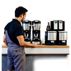Friendly Barista Welcome PNG Osb PNG