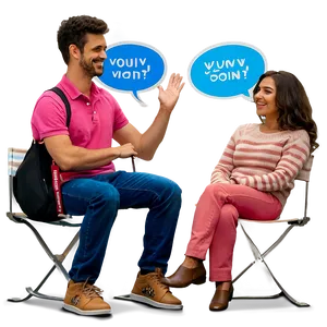 Friendly Chat Person PNG 06132024 PNG