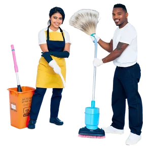 Friendly Cleaning Staff PNG 06292024 PNG