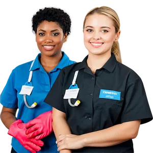 Friendly Cleaning Staff PNG 06292024 PNG
