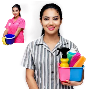 Friendly Cleaning Staff PNG Nkd7 PNG