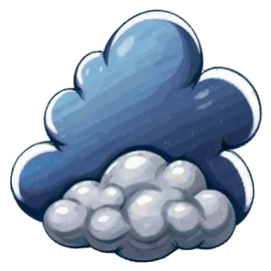 Friendly Cloud PNG 06252024 PNG