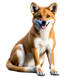 Friendly Dingo Cartoon Png 06202024 PNG image