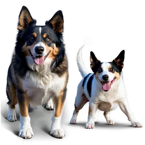 Friendly Dogs PNG Gmc