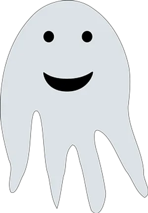 Friendly Ghost Graphic PNG image