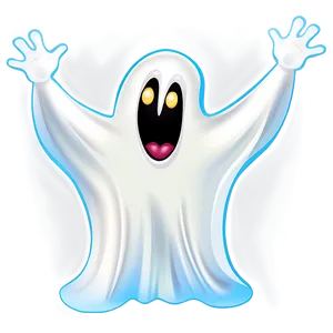 Friendly Ghost Halloween Cartoon PNG 06252024 PNG