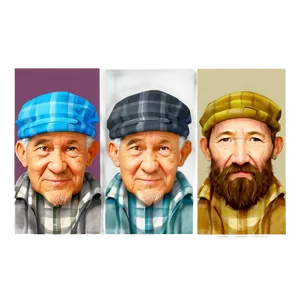 Friendly Hobo Character PNG Kbp86 PNG