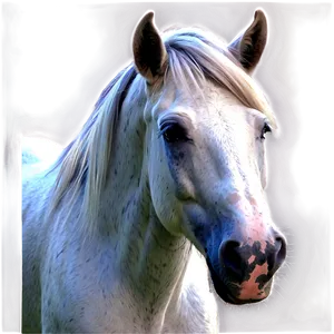 Friendly Horse Cartoon Png Qcb PNG image