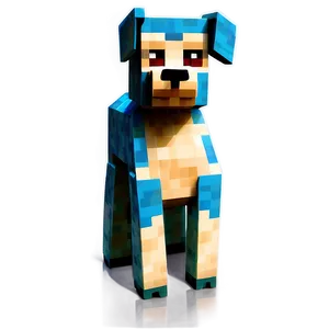 Friendly Minecraft Dog Png Frl PNG image