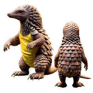 Friendly Pangolin Mascot PNG 70 PNG