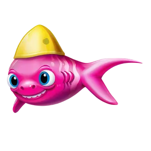 Friendly Pink Baby Shark Png 61 PNG image