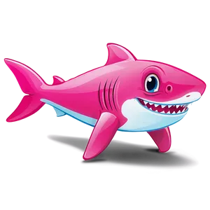 Friendly Pink Baby Shark Png 89 PNG image