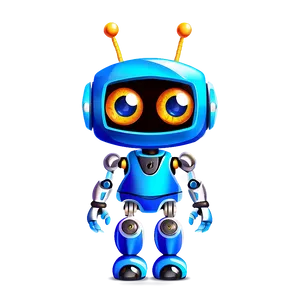 Friendly Robot Mascot Png 06272024 PNG image