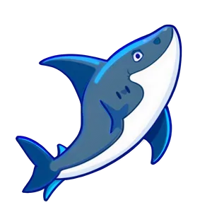 Friendly Shark Cartoon Png 13 PNG image