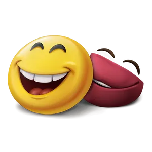 Friendly Smile Emoji PNG Whs84