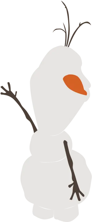 Friendly_ Snowman_ Cartoon_ Character