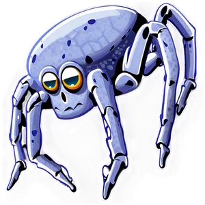 Friendly Spider Cartoon Png Enh PNG image