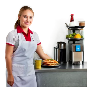 Friendly Waitress Service PNG 06272024 PNG