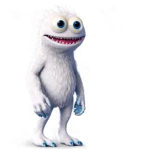 Friendly White Monster Character Png Yrg PNG image