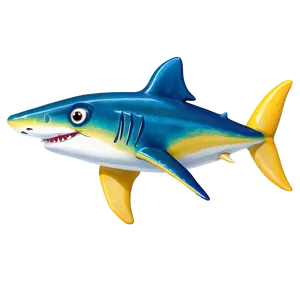 Friendly Yellow Baby Shark Png 06212024 PNG image