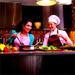 Friends Cooking Together PNG 63