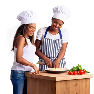 Friends Cooking Together PNG 83