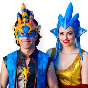 Friends In Fantasy Costumes Png 90 PNG image