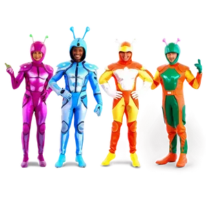 Friends In Fantasy Costumes Png Kas PNG image
