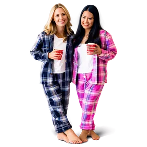 Friends In Pajamas Png Bvt PNG image