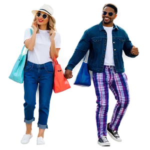 Friends In Summer Outfits Png 12 PNG image