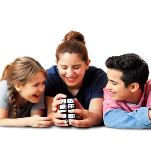 Friends Playing Games Png Qff32 PNG image