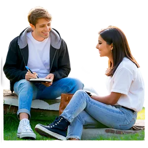Friends Studying Together Png Ycj PNG image