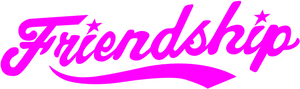 Friendship Script Logo PNG image