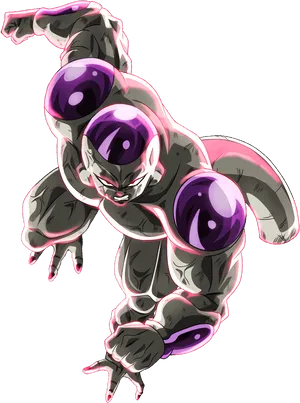 Frieza Power Stance PNG image