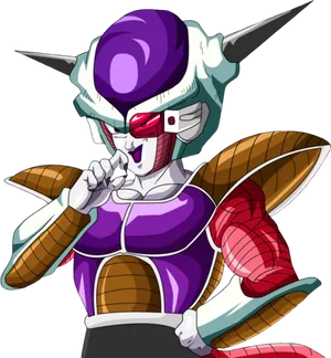 Frieza Smiling Evilly D B Z PNG image