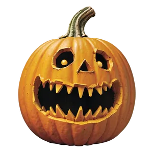 Frightened Pumpkin Face PNG 58 PNG