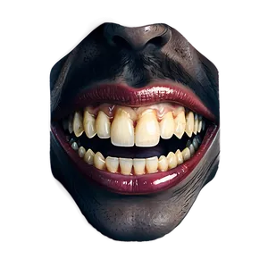 Frightening Mouth Graphic Png 06212024 PNG image