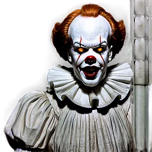 Frightening Pennywise Png 05212024 PNG image