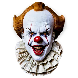 Frightening Pennywise Png 05212024 PNG image