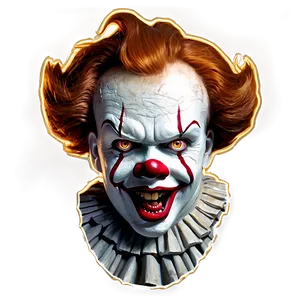 Frightening Pennywise Png Aux PNG image
