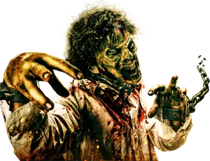 Frightening Zombie Attack PNG image