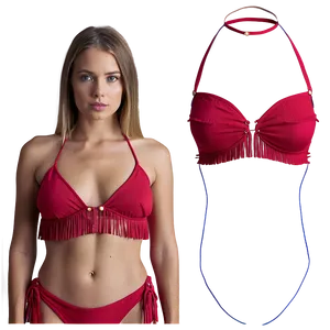 Fringe Bikini Top PNG Wsg33 PNG