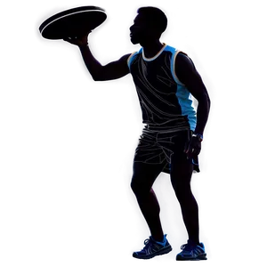 Frisbee Player Silhouette Png Byy PNG image