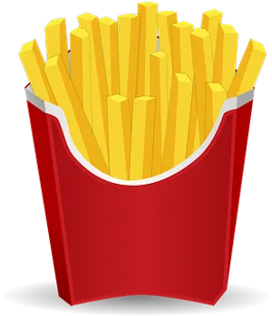 Frites Cartoon Vectoriel PNG image